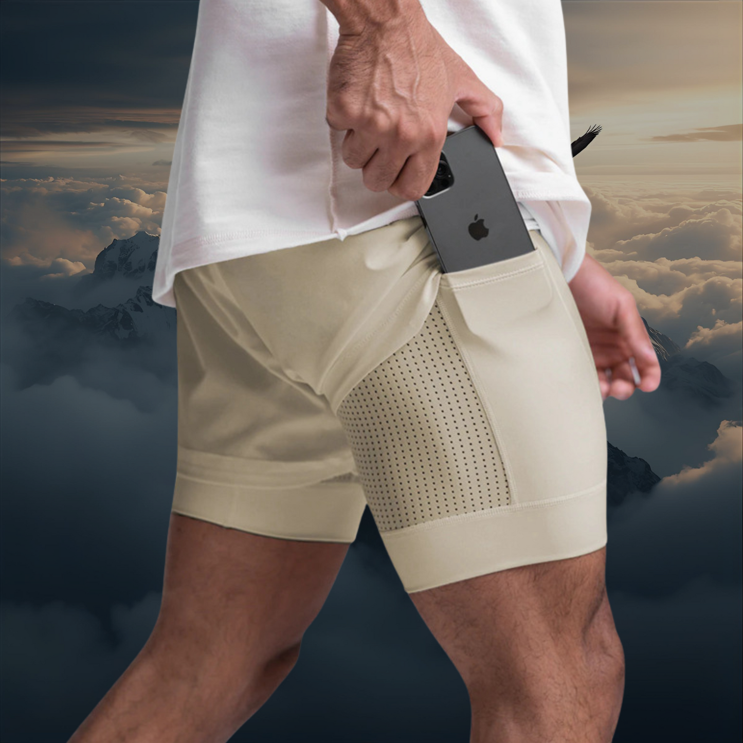 King Solomon | AbbaFit 2-in-1 Premium Performance Shorts