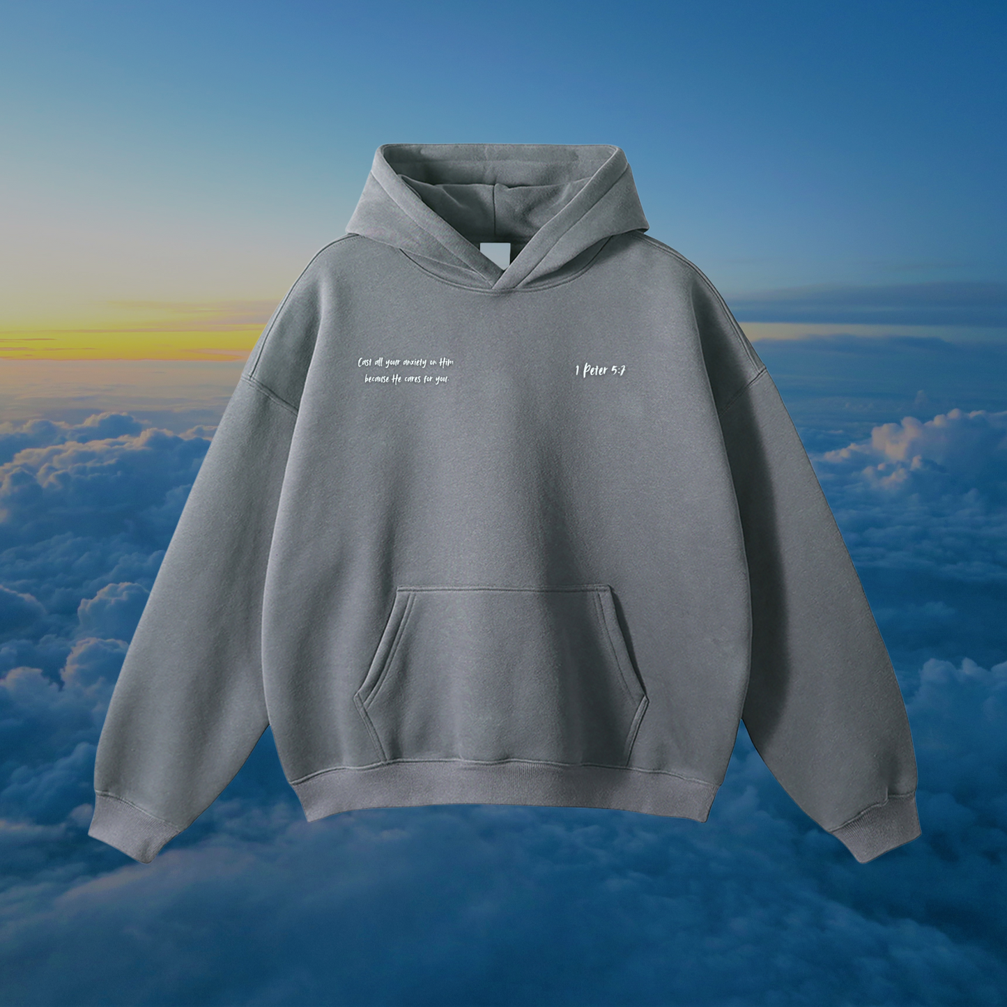 Cast It All | AbbaFit Premium Verse Hoodie - 1 Peter 5:7