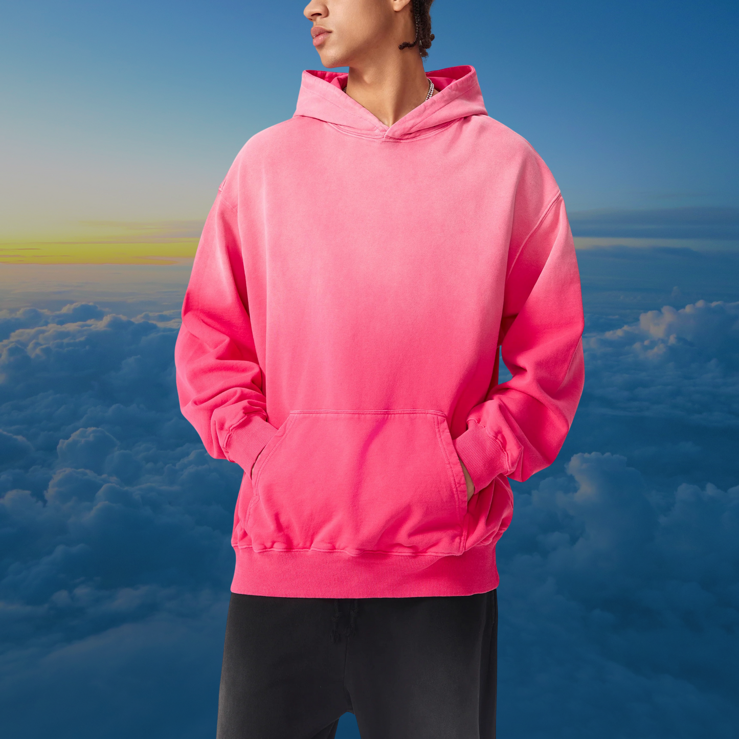 Undeserved Love | AbbaFit Premium Verse Sun-fade Hoodie - Romans 5:8