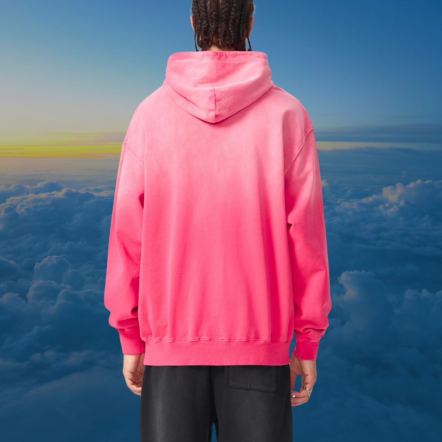 Undeserved Love | AbbaFit Premium Verse Sun-fade Hoodie - Romans 5:8
