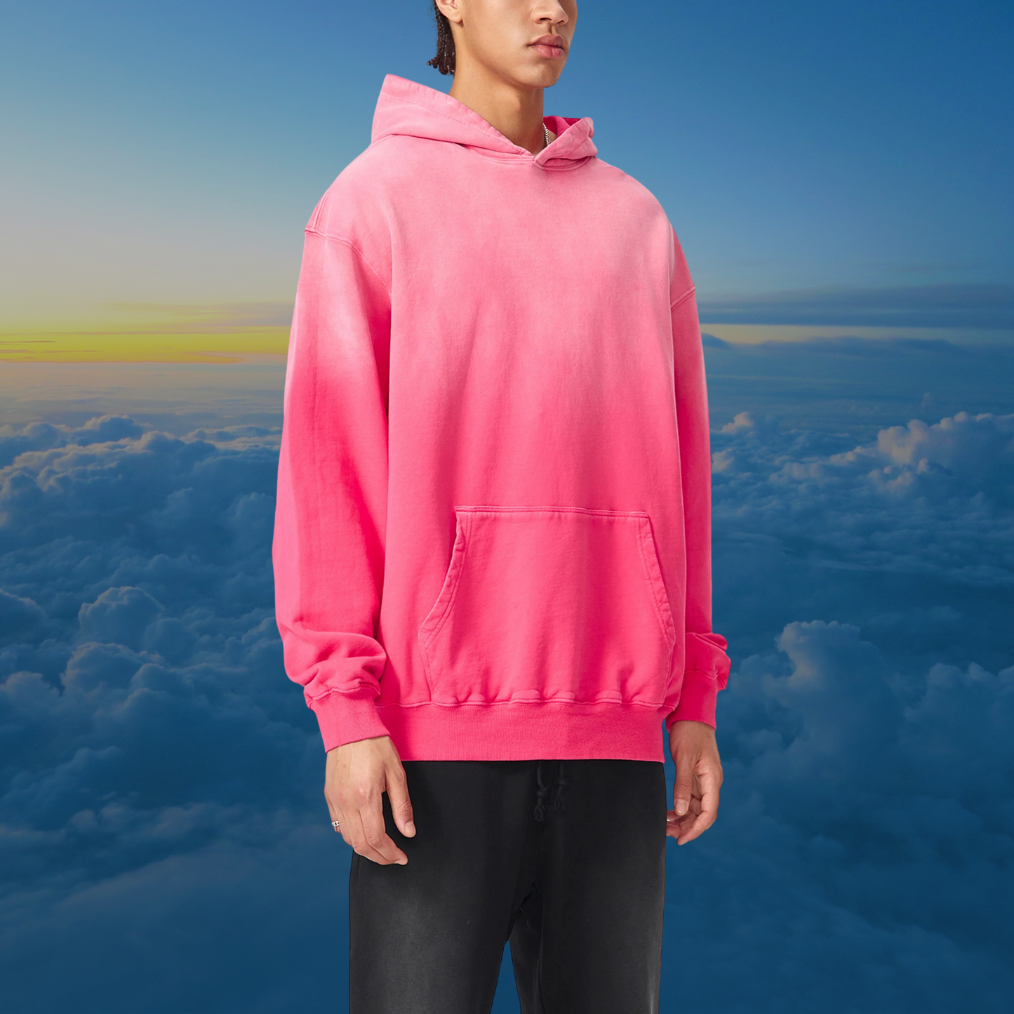 Undeserved Love | AbbaFit Premium Verse Sun-fade Hoodie - Romans 5:8