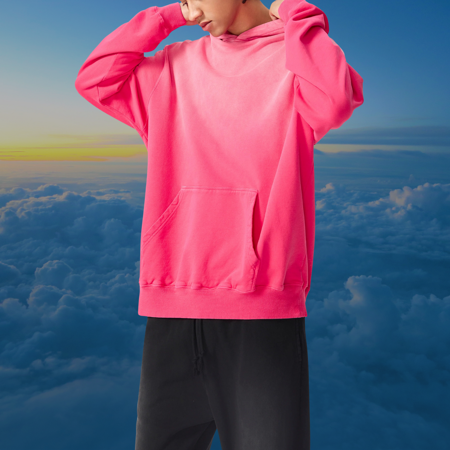 Undeserved Love | AbbaFit Premium Verse Sun-fade Hoodie - Romans 5:8