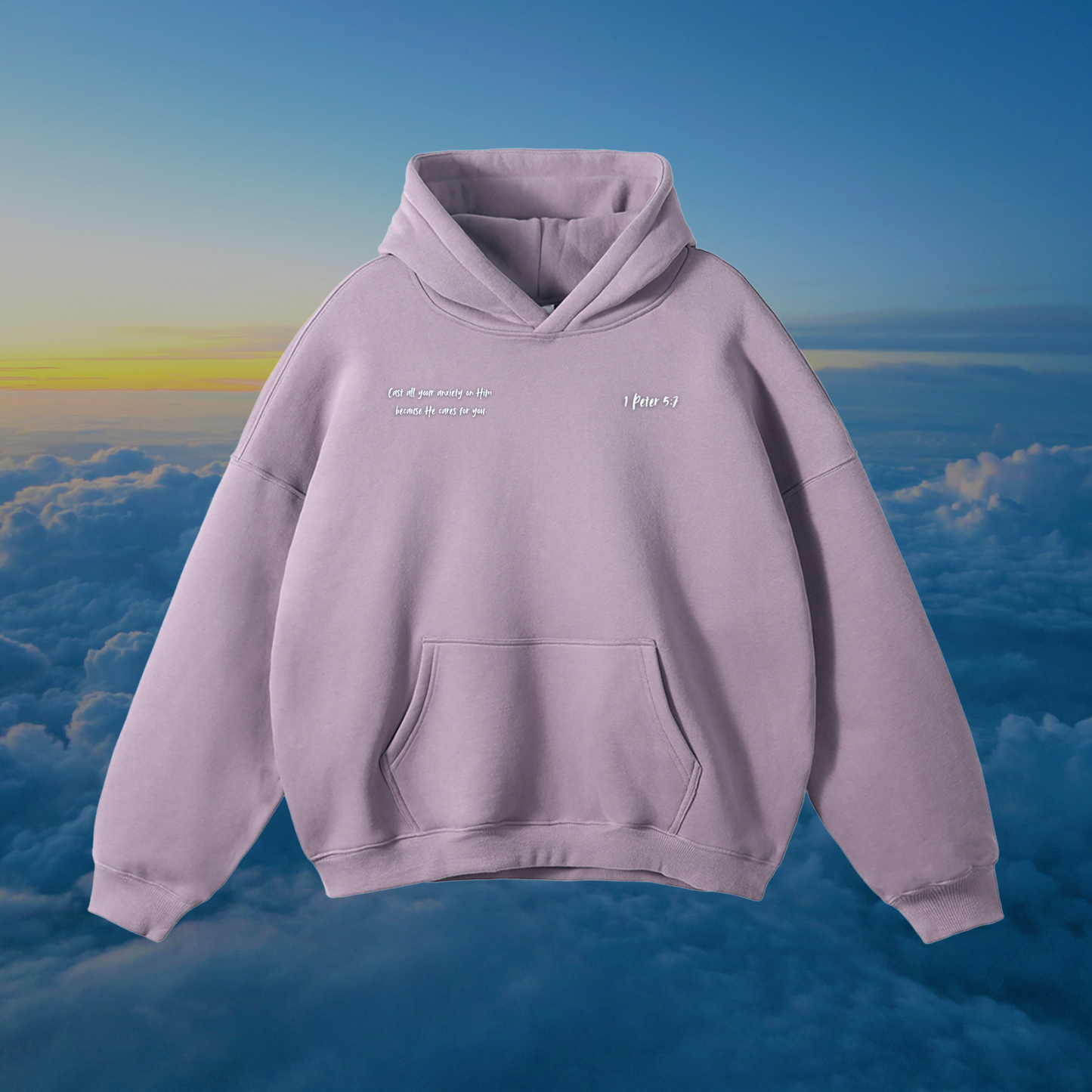 Cast It All | AbbaFit Premium Verse Hoodie - 1 Peter 5:7