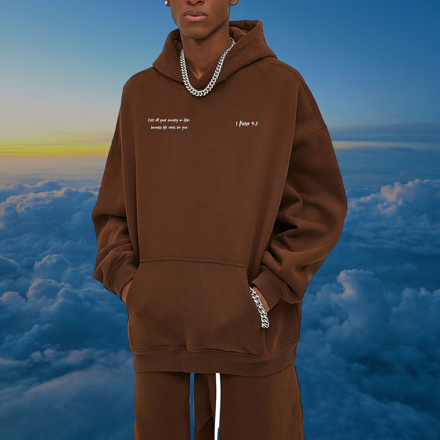Cast It All | AbbaFit Premium Verse Hoodie - 1 Peter 5:7