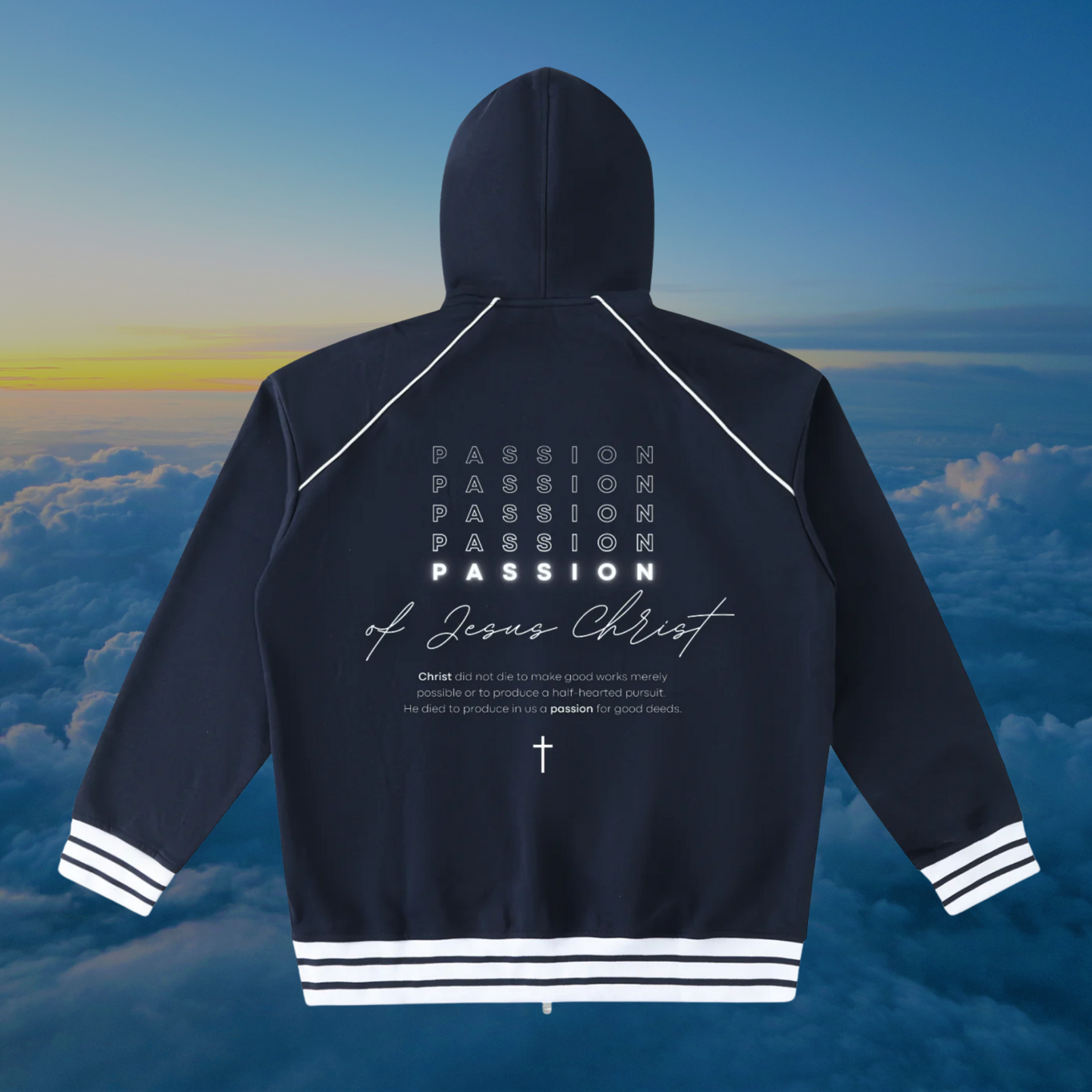 Passion of Jesus Christ | AbbaFit Premium Zip-Up Hoodie