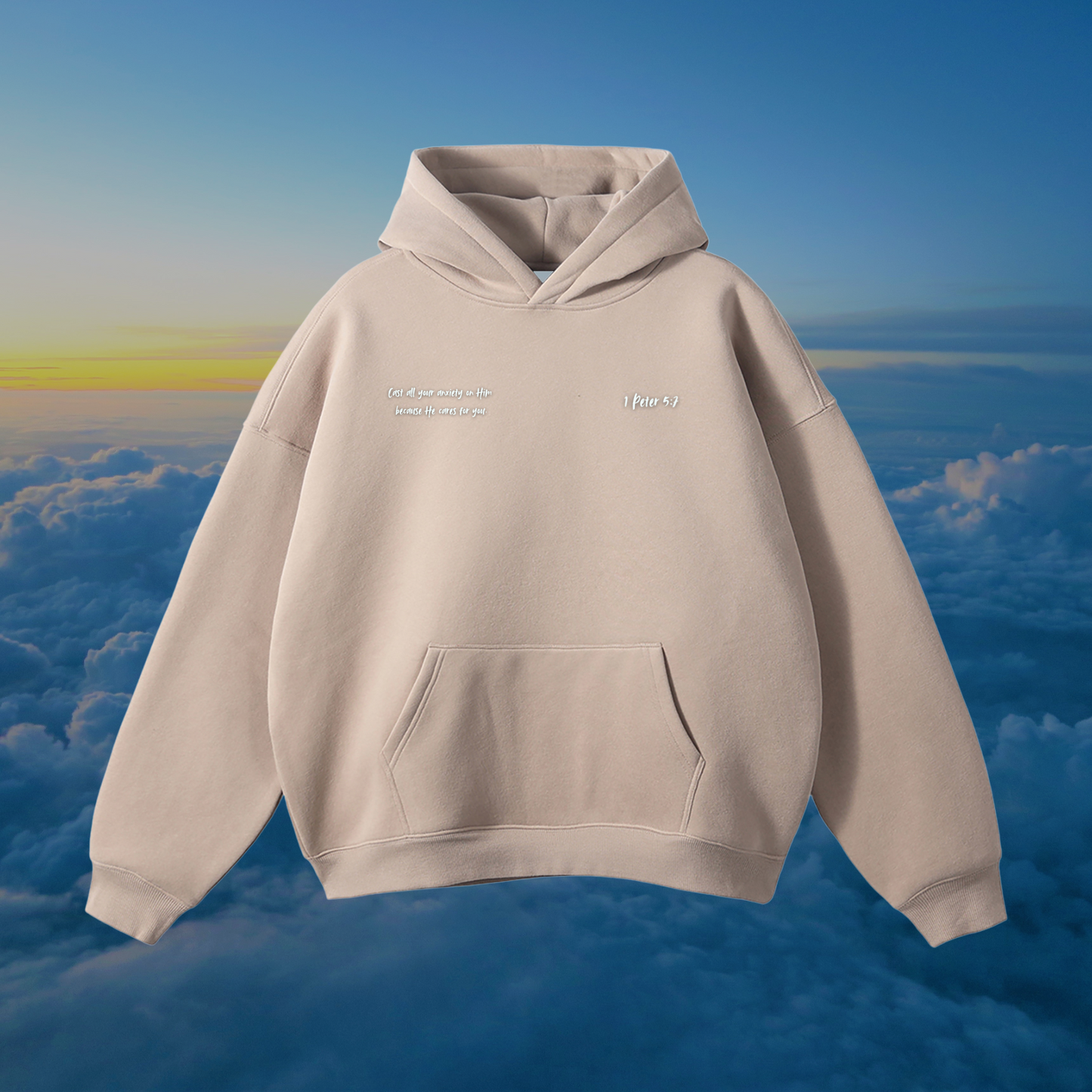 Cast It All | AbbaFit Premium Verse Hoodie - 1 Peter 5:7
