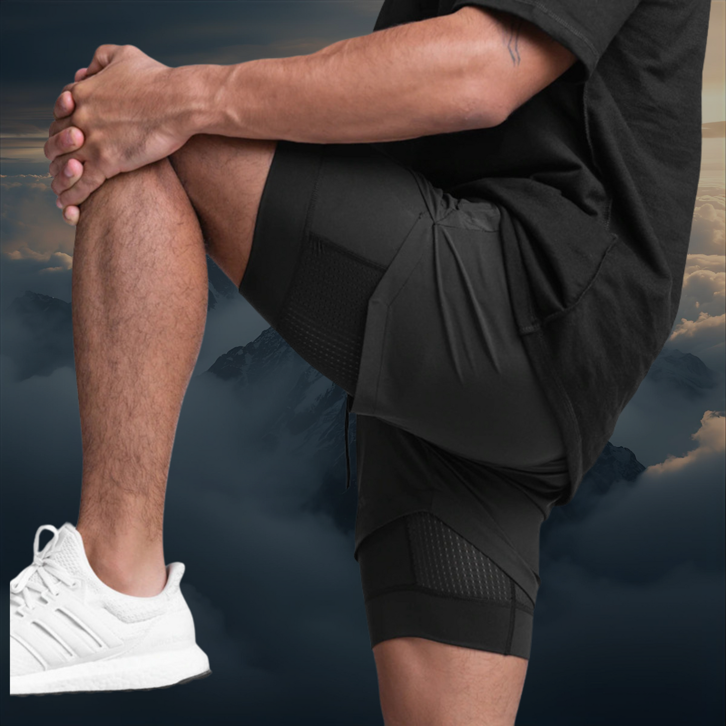 King Solomon | AbbaFit 2-in-1 Premium Performance Shorts