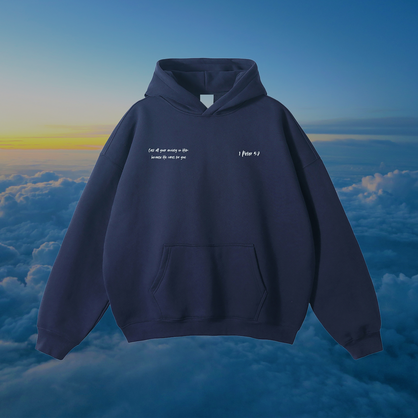 Cast It All | AbbaFit Premium Verse Hoodie - 1 Peter 5:7