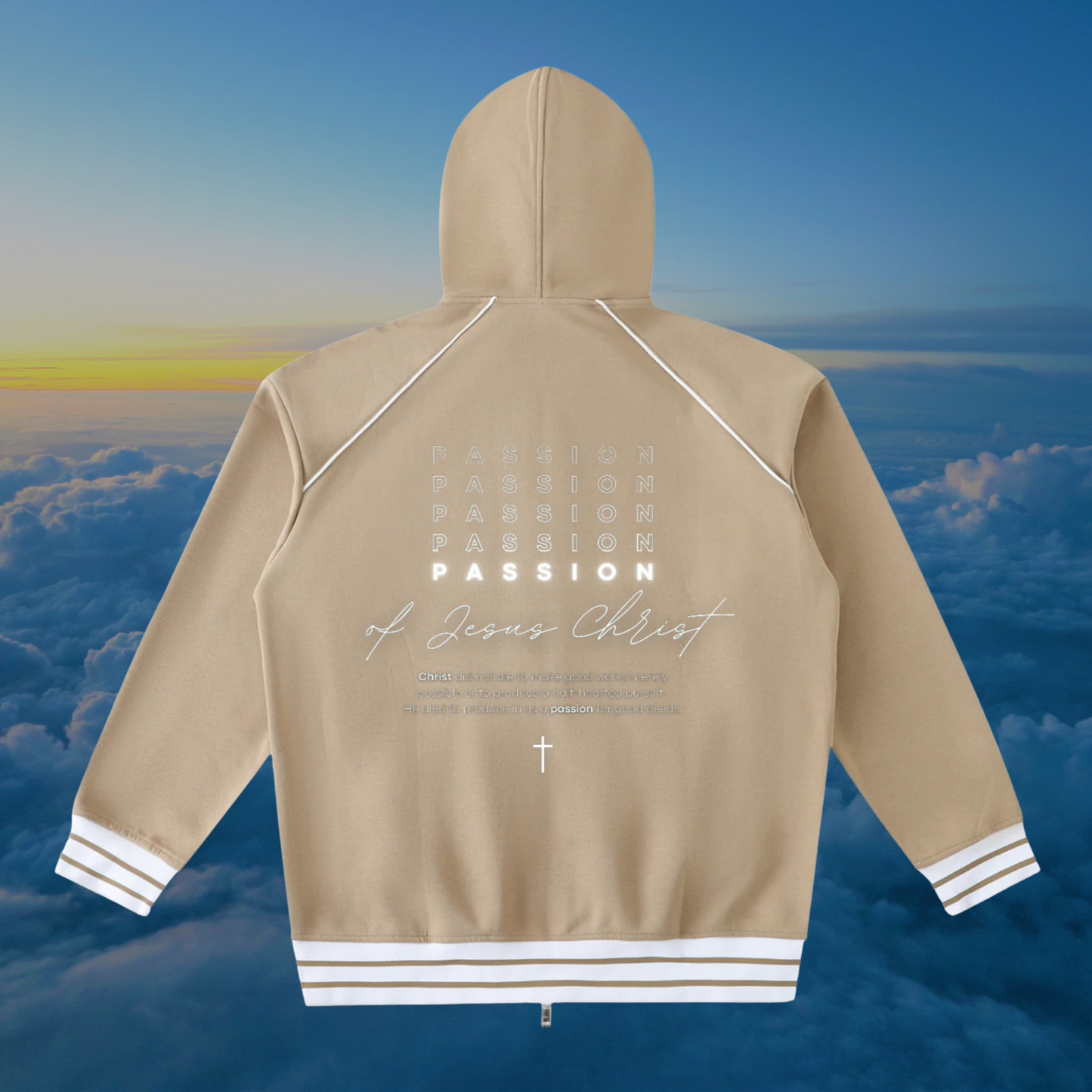Passion of Jesus Christ | AbbaFit Premium Zip-Up Hoodie