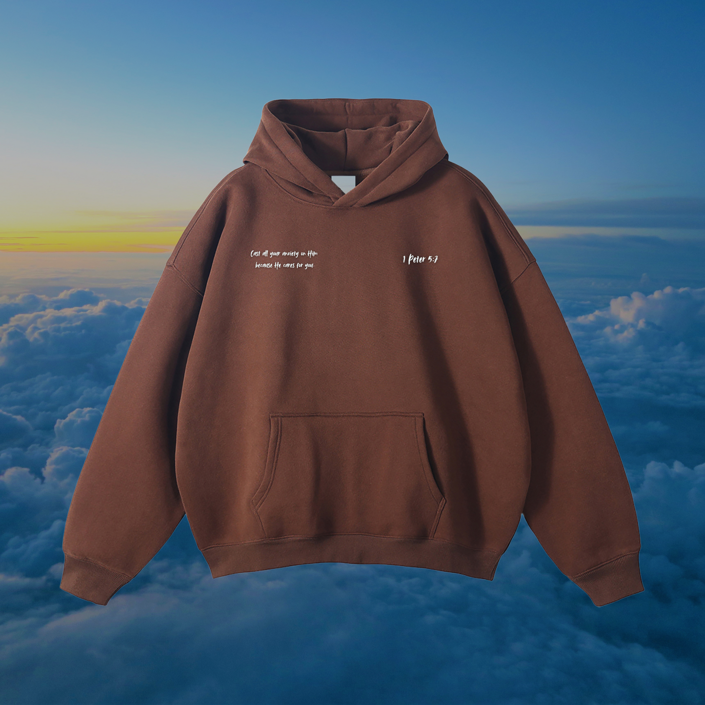 Cast It All | AbbaFit Premium Verse Hoodie - 1 Peter 5:7