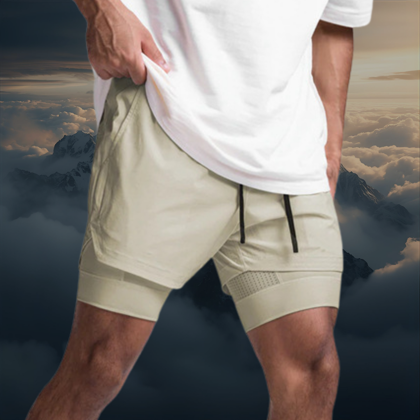 King Solomon | AbbaFit 2-in-1 Premium Performance Shorts
