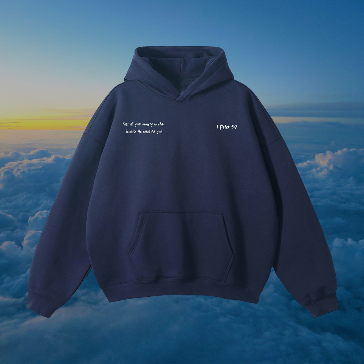 Cast It All | AbbaFit Premium Verse Hoodie - 1 Peter 5:7