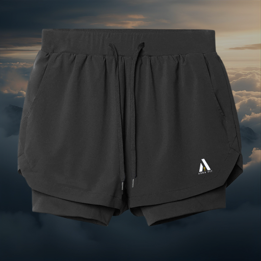 King Solomon | AbbaFit 2-in-1 Premium Performance Shorts
