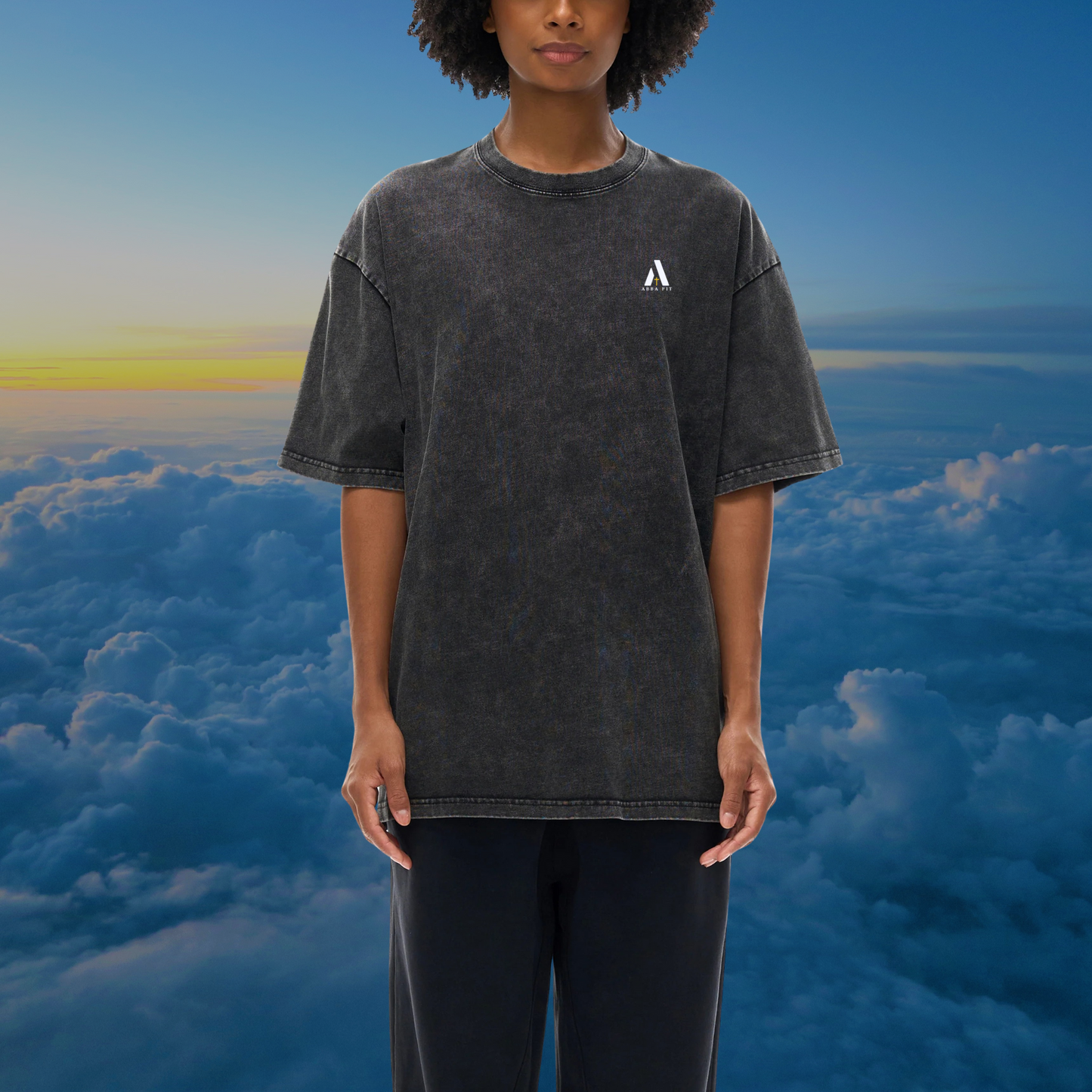 Jesus Christ Ingredients | AbbaFit Premium Snow-Wash Oversized Tee