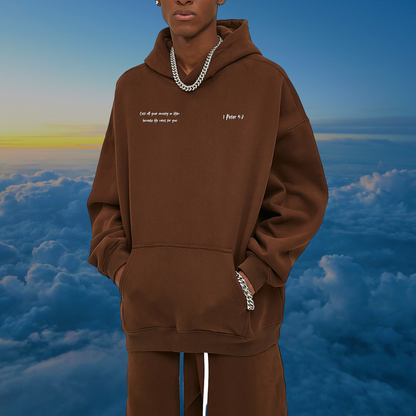Cast It All | AbbaFit Premium Verse Hoodie - 1 Peter 5:7