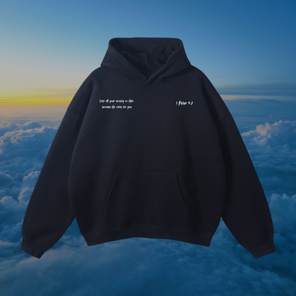 Cast It All | AbbaFit Premium Verse Hoodie - 1 Peter 5:7