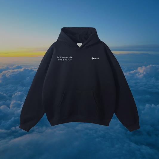 Cast It All | AbbaFit Premium Verse Hoodie - 1 Peter 5:7