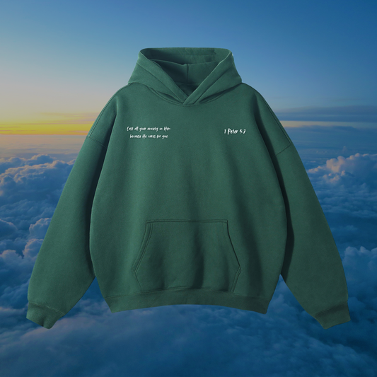 Cast It All | AbbaFit Premium Verse Hoodie - 1 Peter 5:7