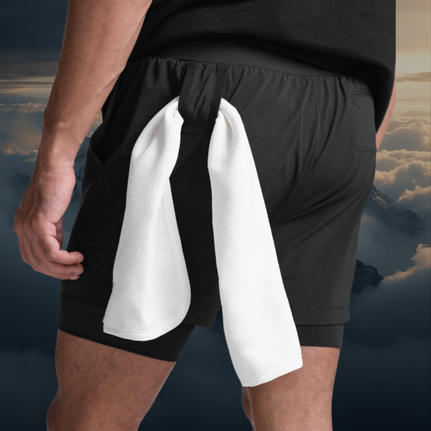 King Solomon | AbbaFit 2-in-1 Premium Performance Shorts