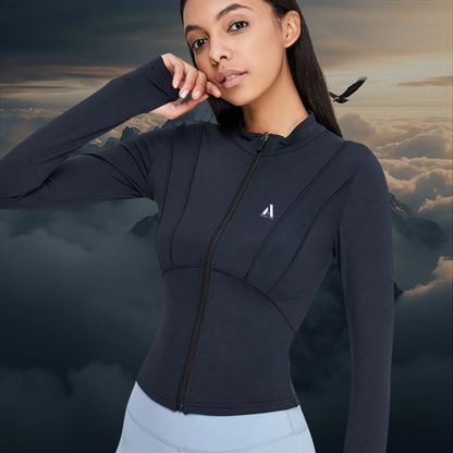 Hannah | AbbaFit Premium Cropped Jacket