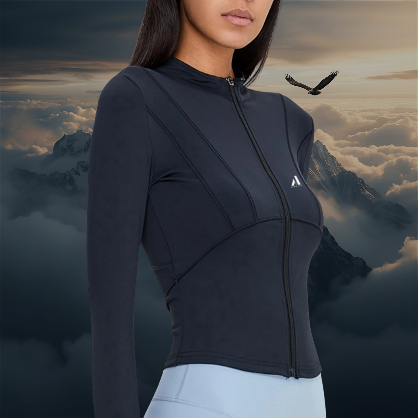 Hannah | AbbaFit Premium Cropped Jacket