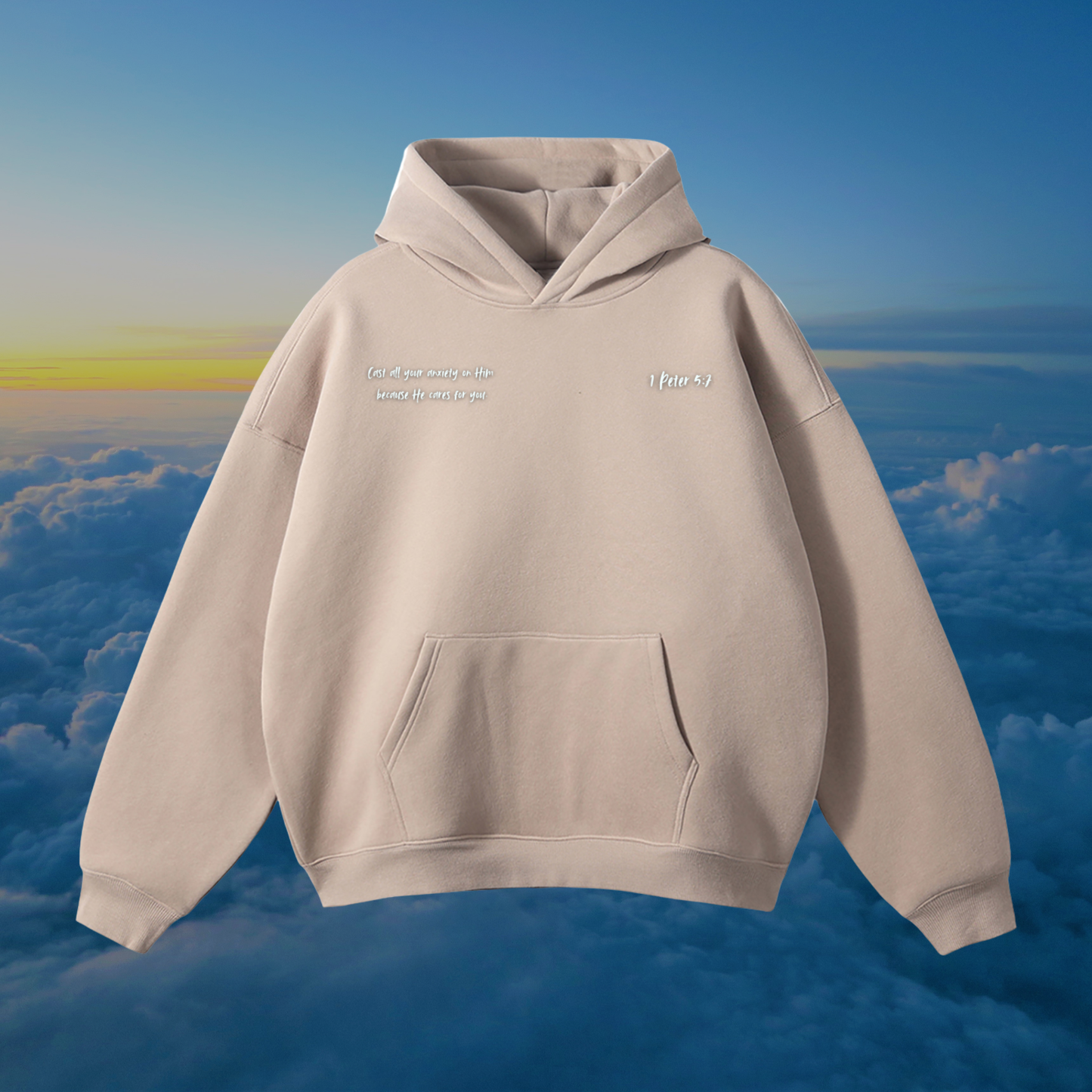 Cast It All | AbbaFit Premium Verse Hoodie - 1 Peter 5:7