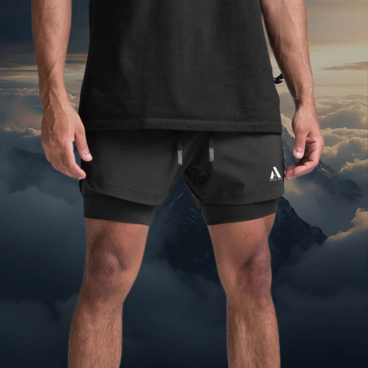 King Solomon | AbbaFit 2-in-1 Premium Performance Shorts