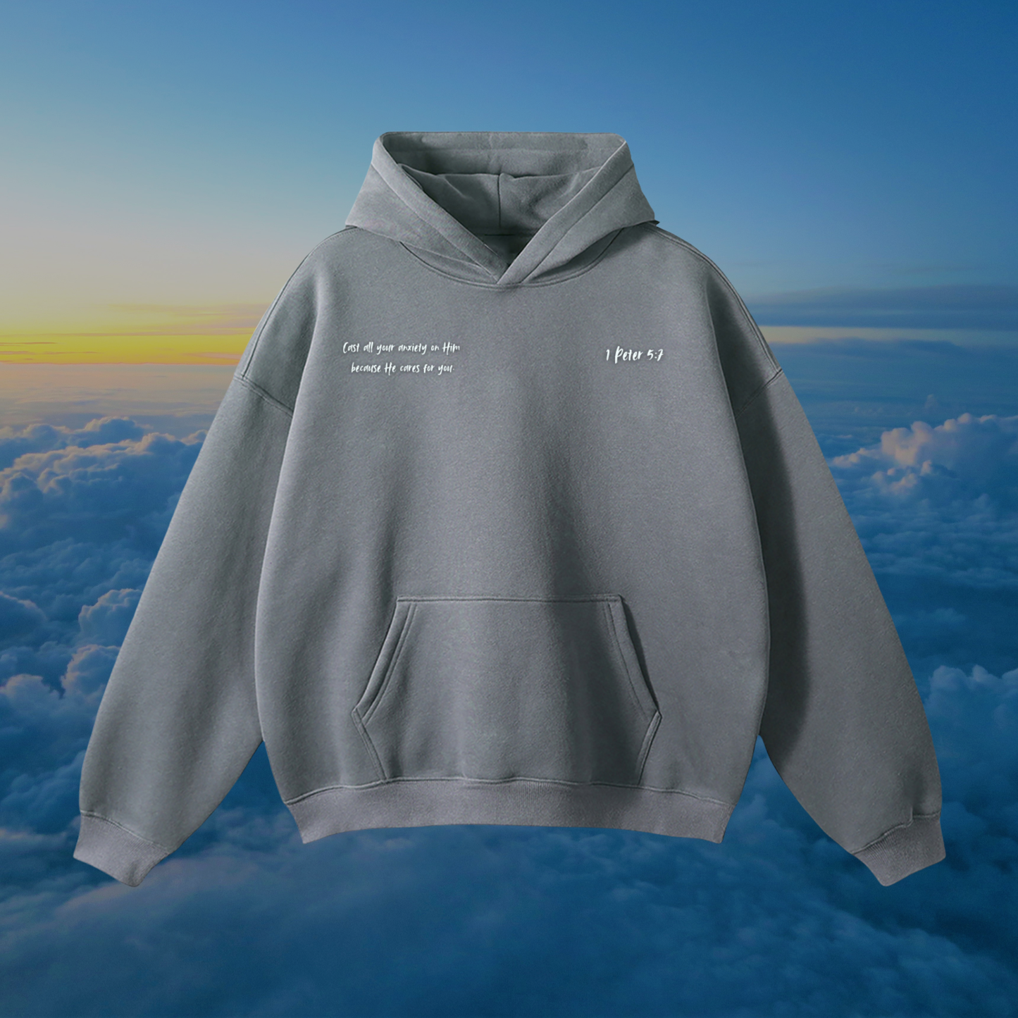 Cast It All | AbbaFit Premium Verse Hoodie - 1 Peter 5:7